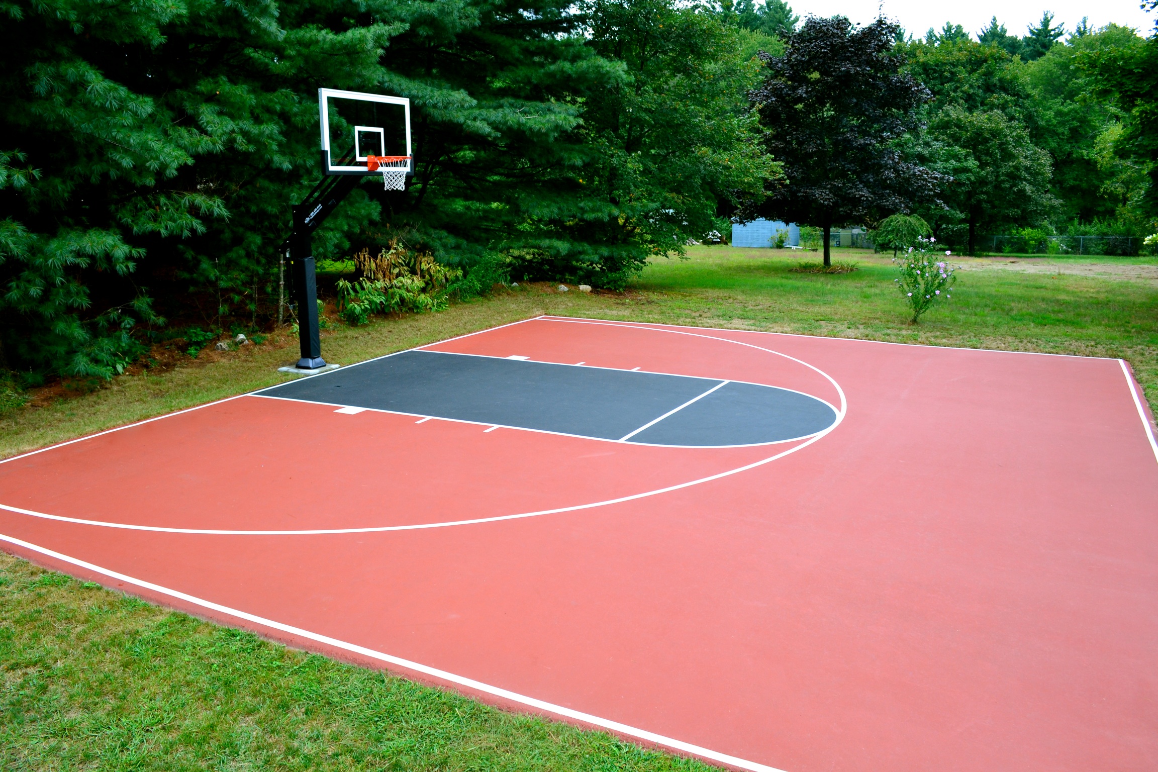Backyard Basketball Court | All Basketball Scores Info