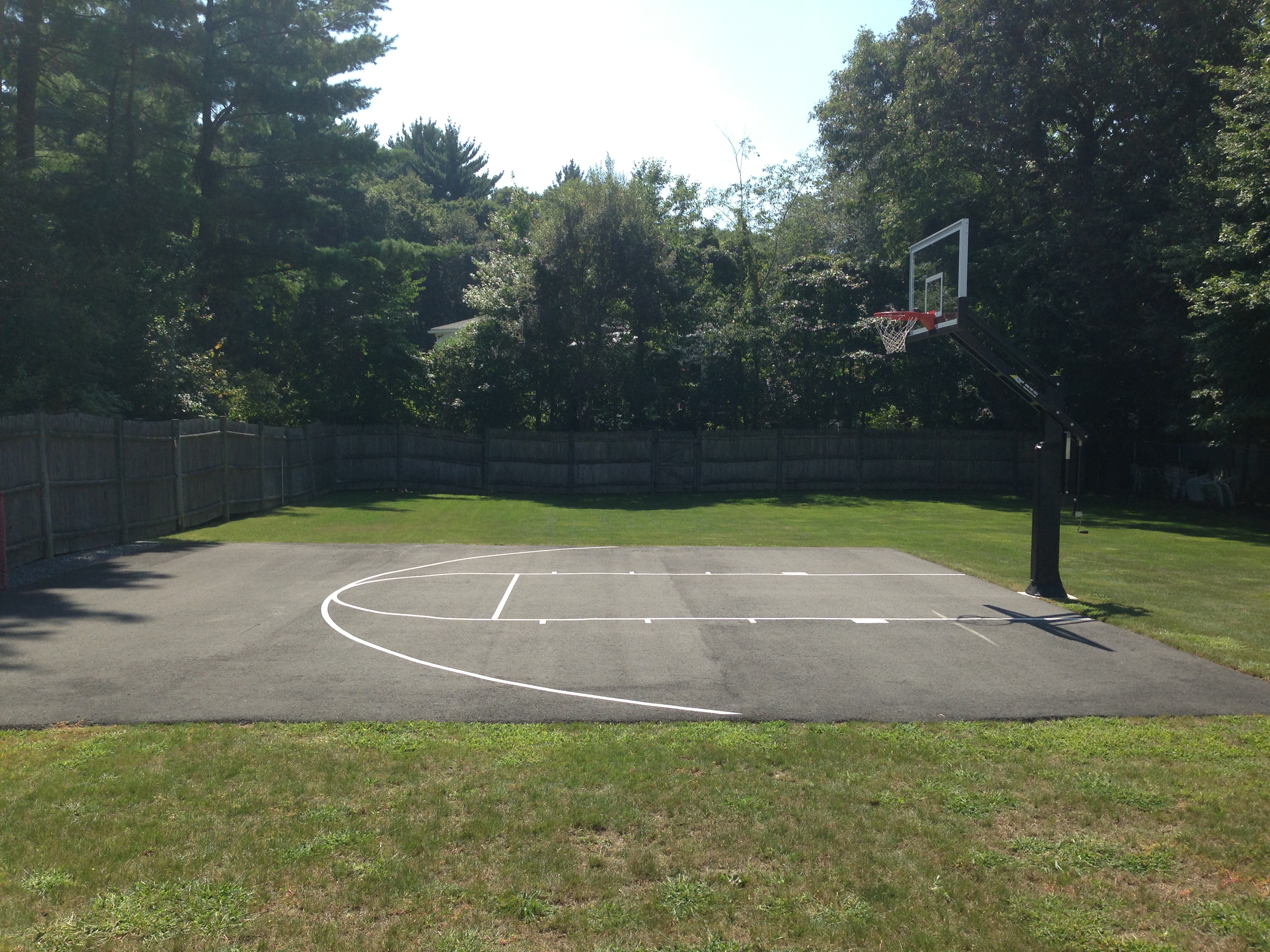 Outdoor Half Court Basketball Dimensions