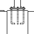 Diagram showing pier placement in relation to your playing area