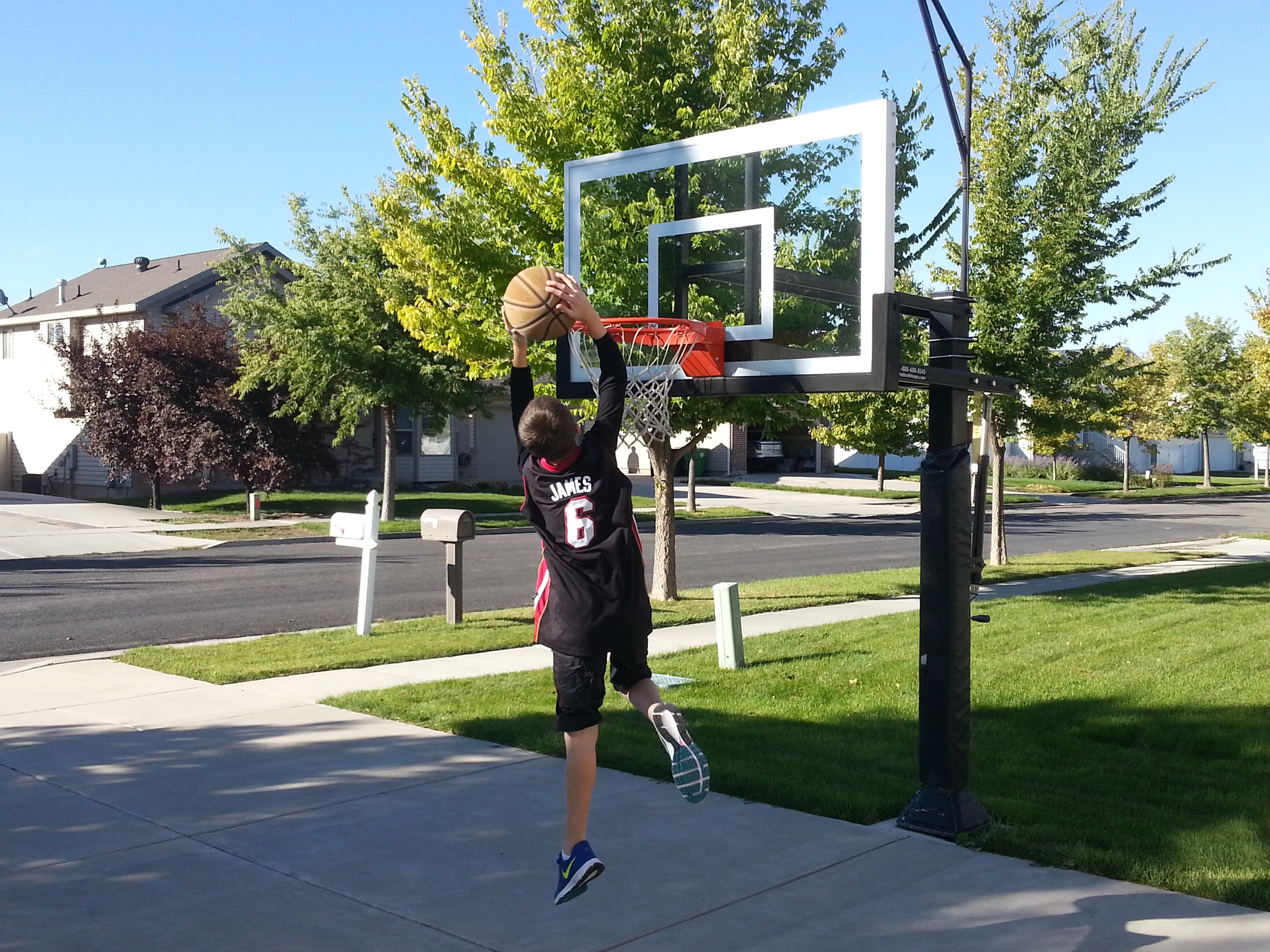 lebron basketball hoop