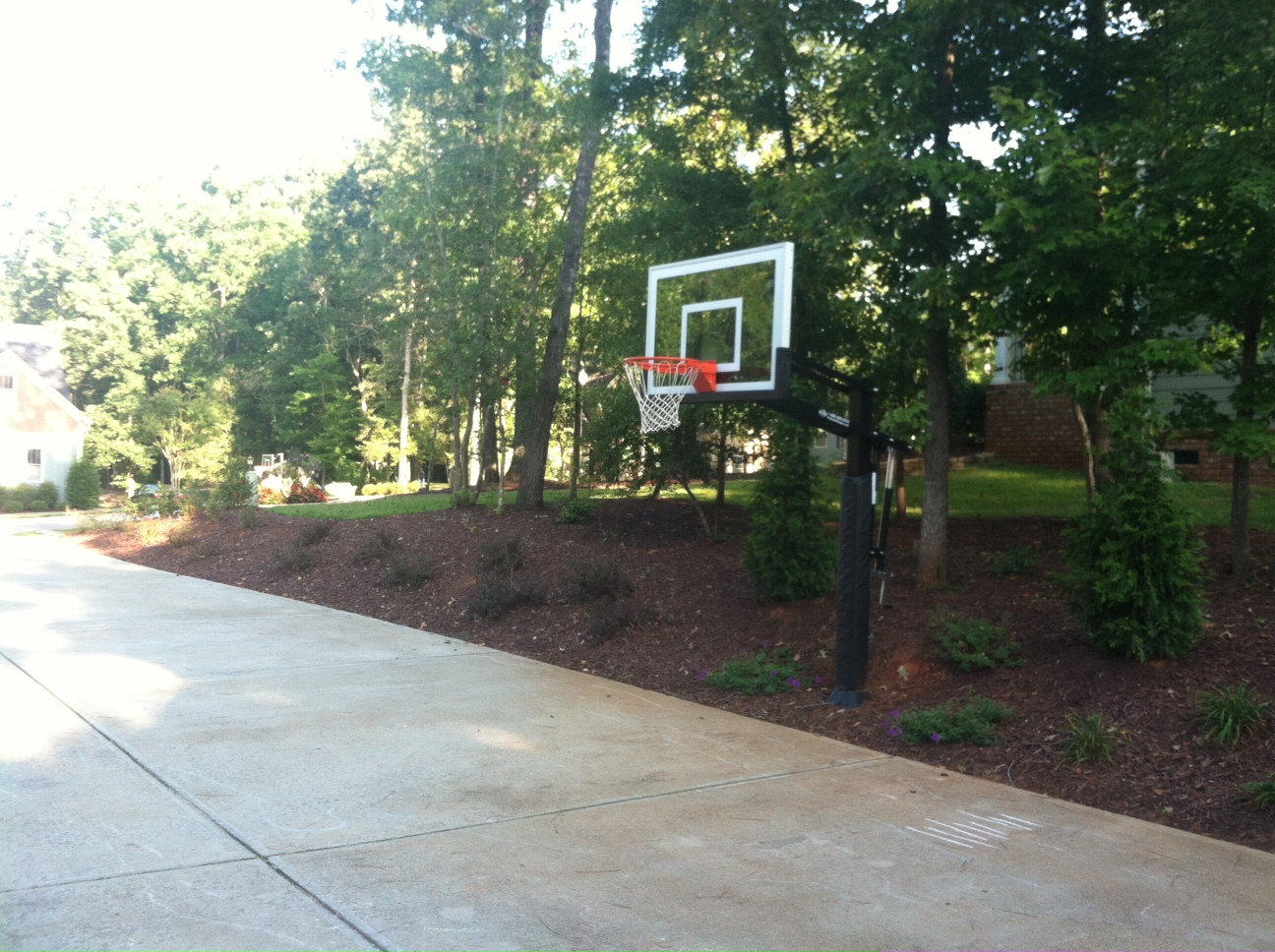 Basketball Goal, Outdoor Basketball Hoop In Ground Installation