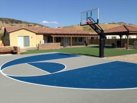 Pictures of Basketball Courts in the Backyard