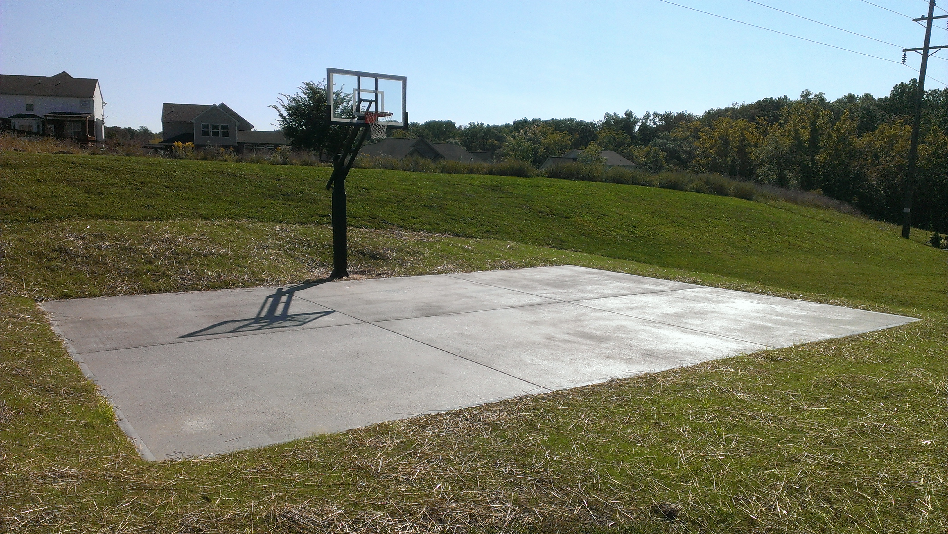 Backyard Concrete Basketball Courts | Tyres2c